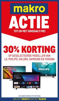 MAKRO folder - Actie TV's