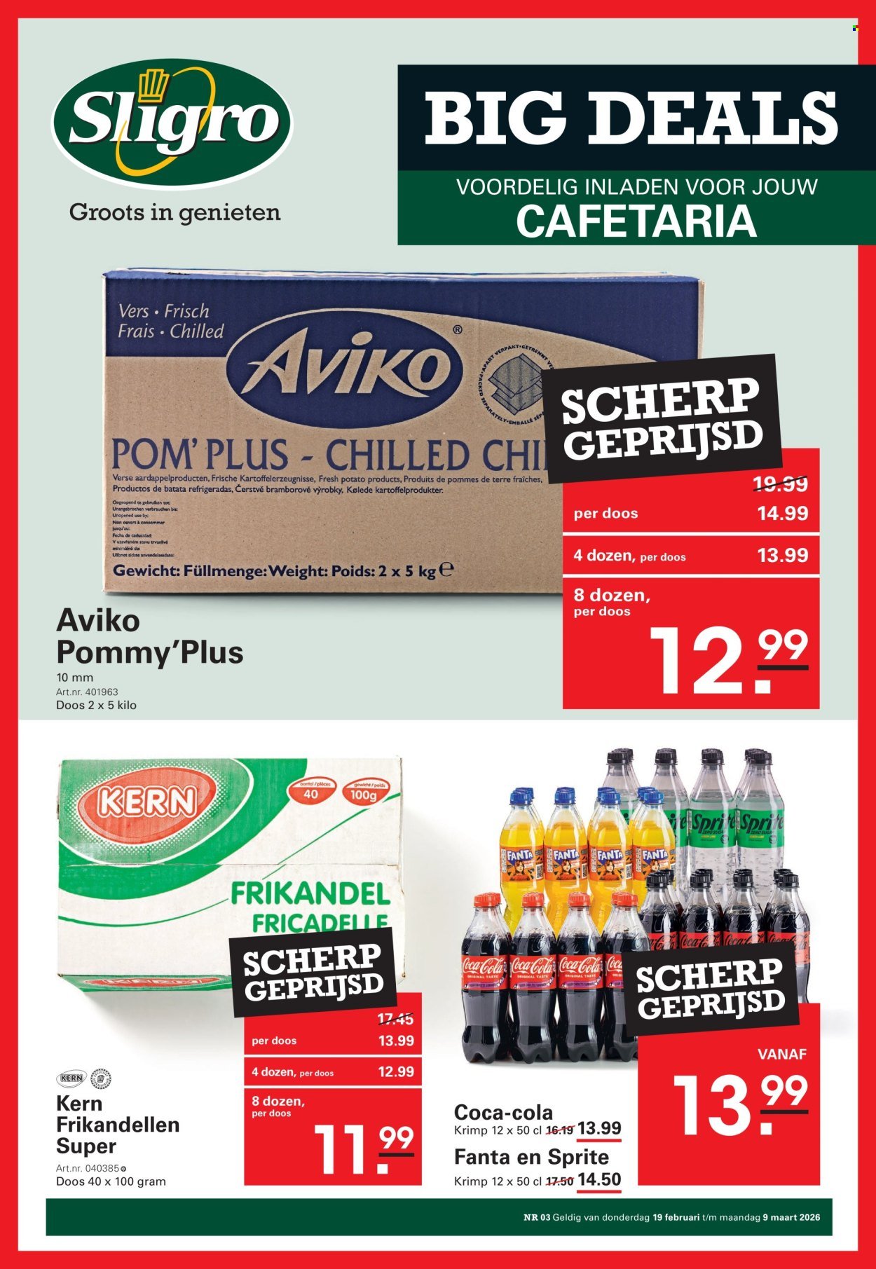 SLIGRO folder - Bigdeals cafetaria