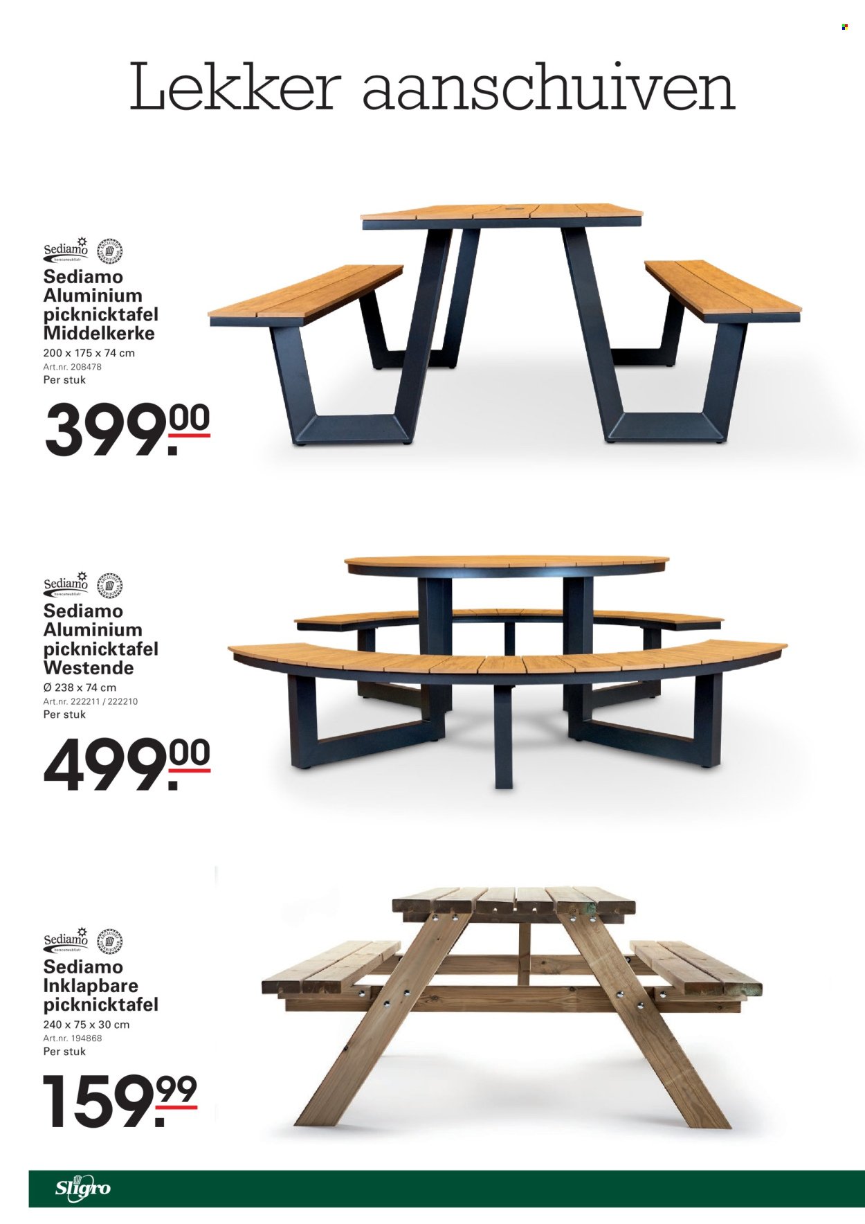 SLIGRO folder - Bigdeals cafetaria