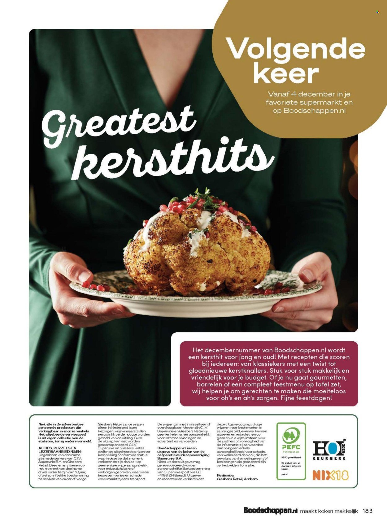 BONI folder - Van zaterdag 1 november 2025