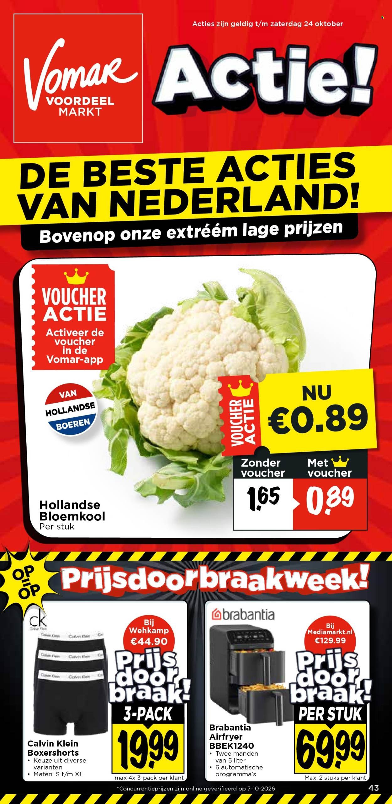 VOMAR folder - Van donderdag 22 oktober 2026