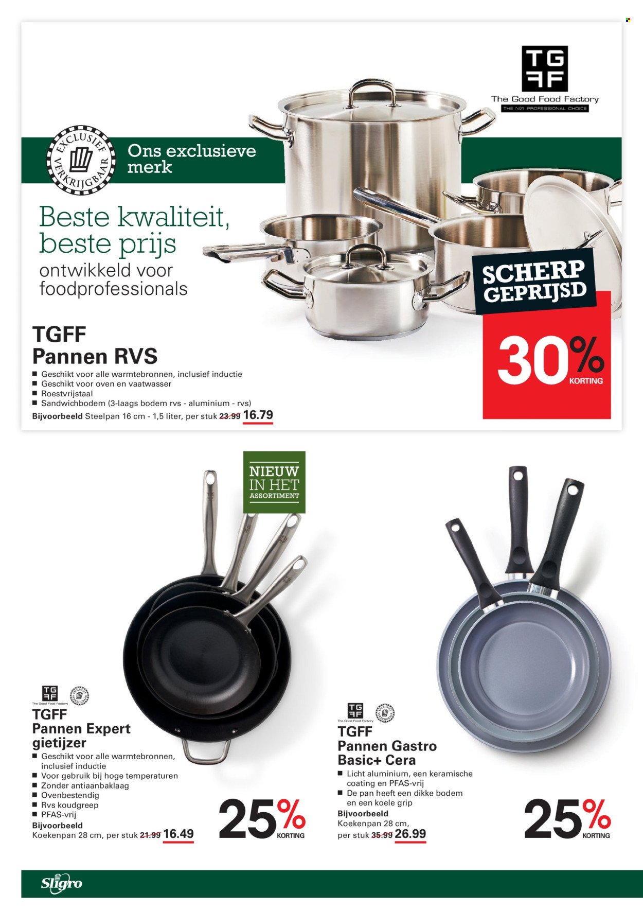 SLIGRO folder - Schoon & Fris