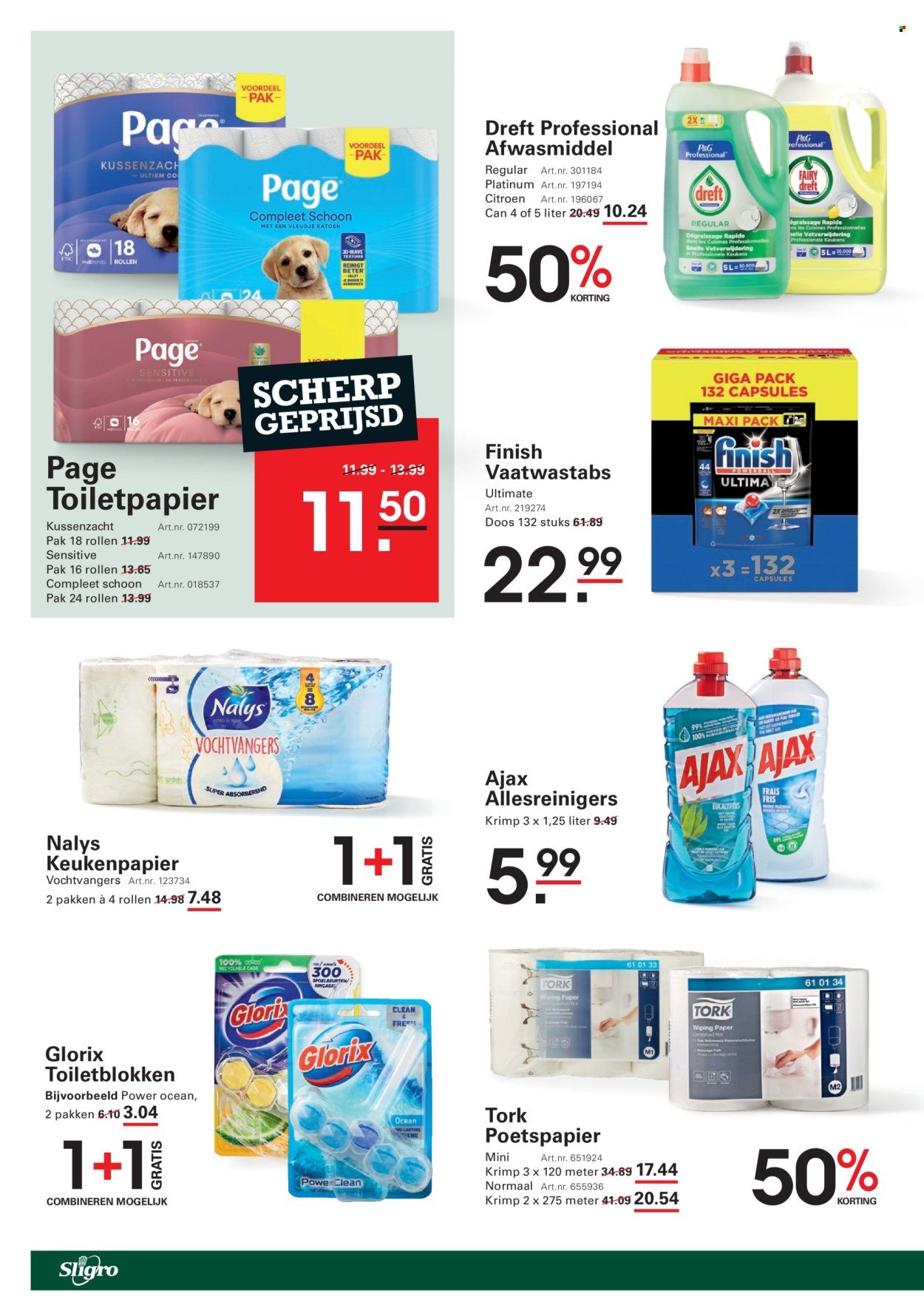 SLIGRO folder - Schoon & Fris