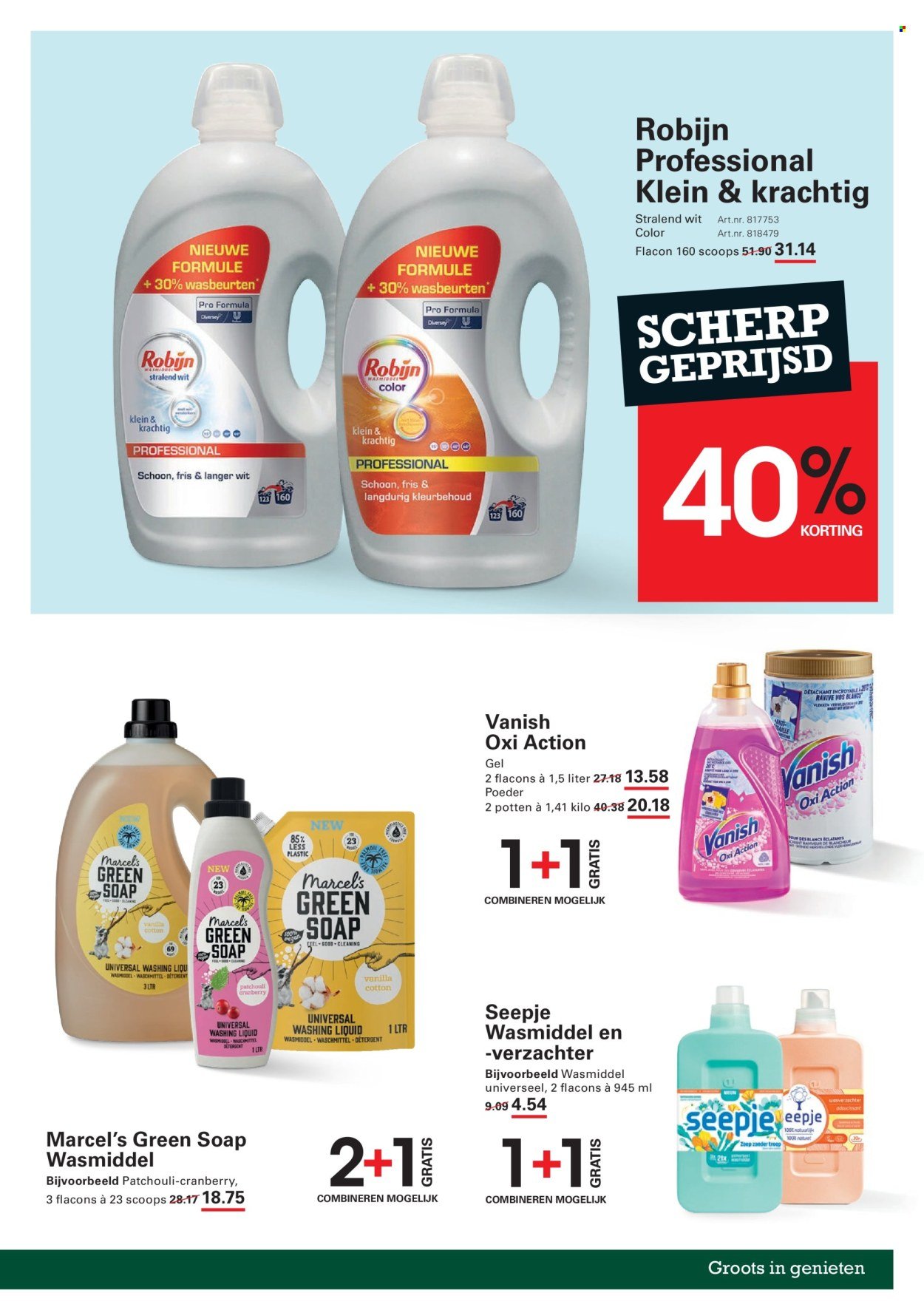 SLIGRO folder - Schoon & Fris