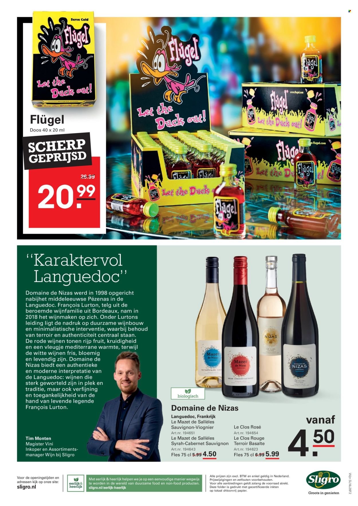 SLIGRO folder - Schoon & Fris