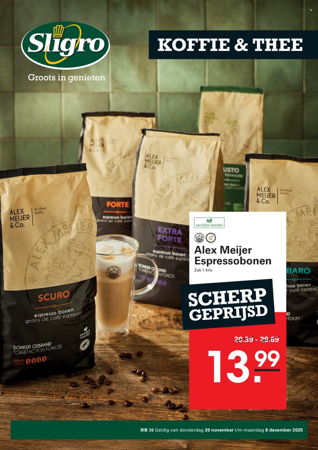 SLIGRO folder - Koffiespecial