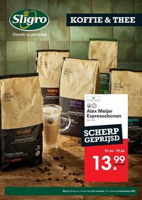 SLIGRO folder - Koffiespecial