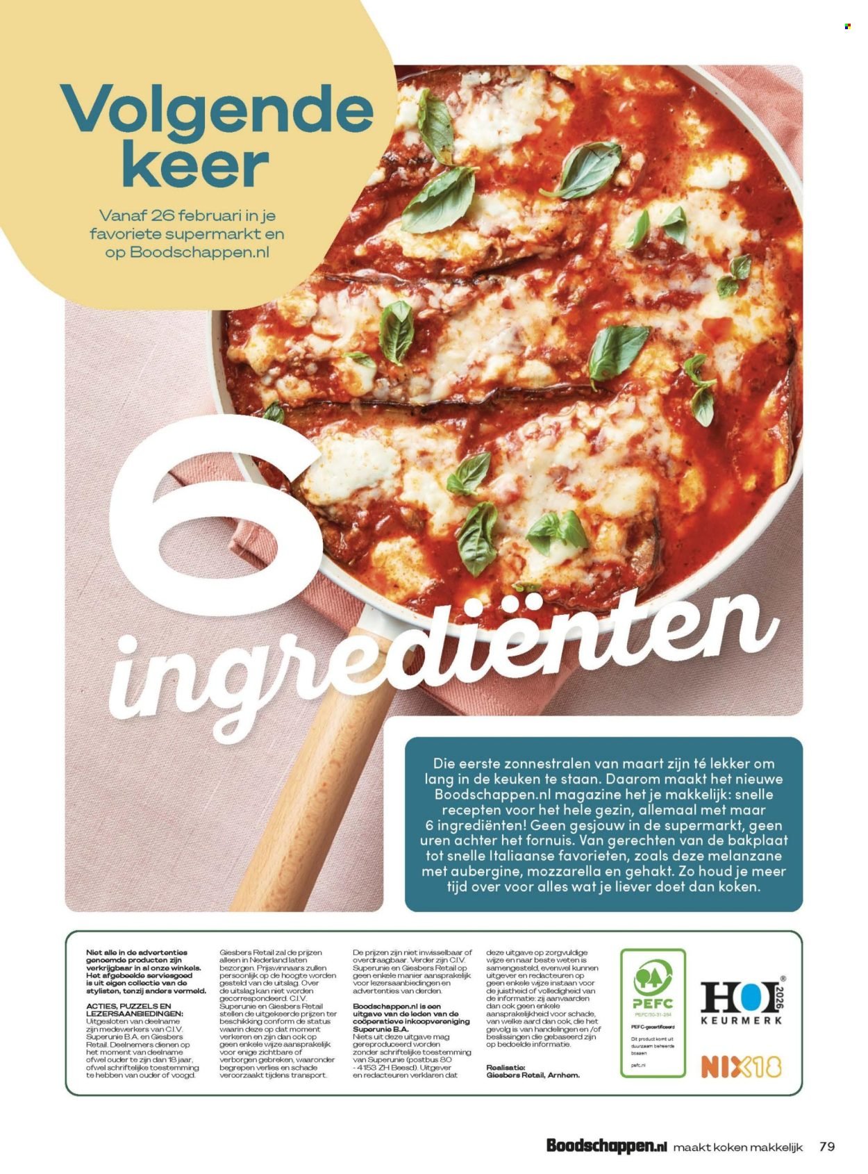 BONI folder - Van zondag 1 februari 2026