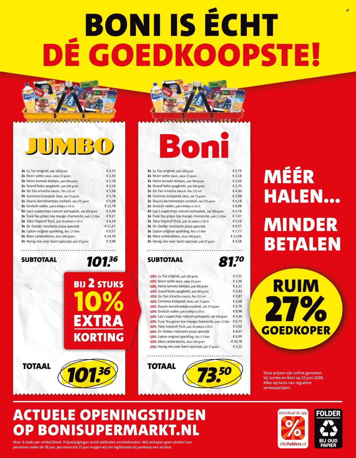 BONI folder - Van maandag 6 juli 2026