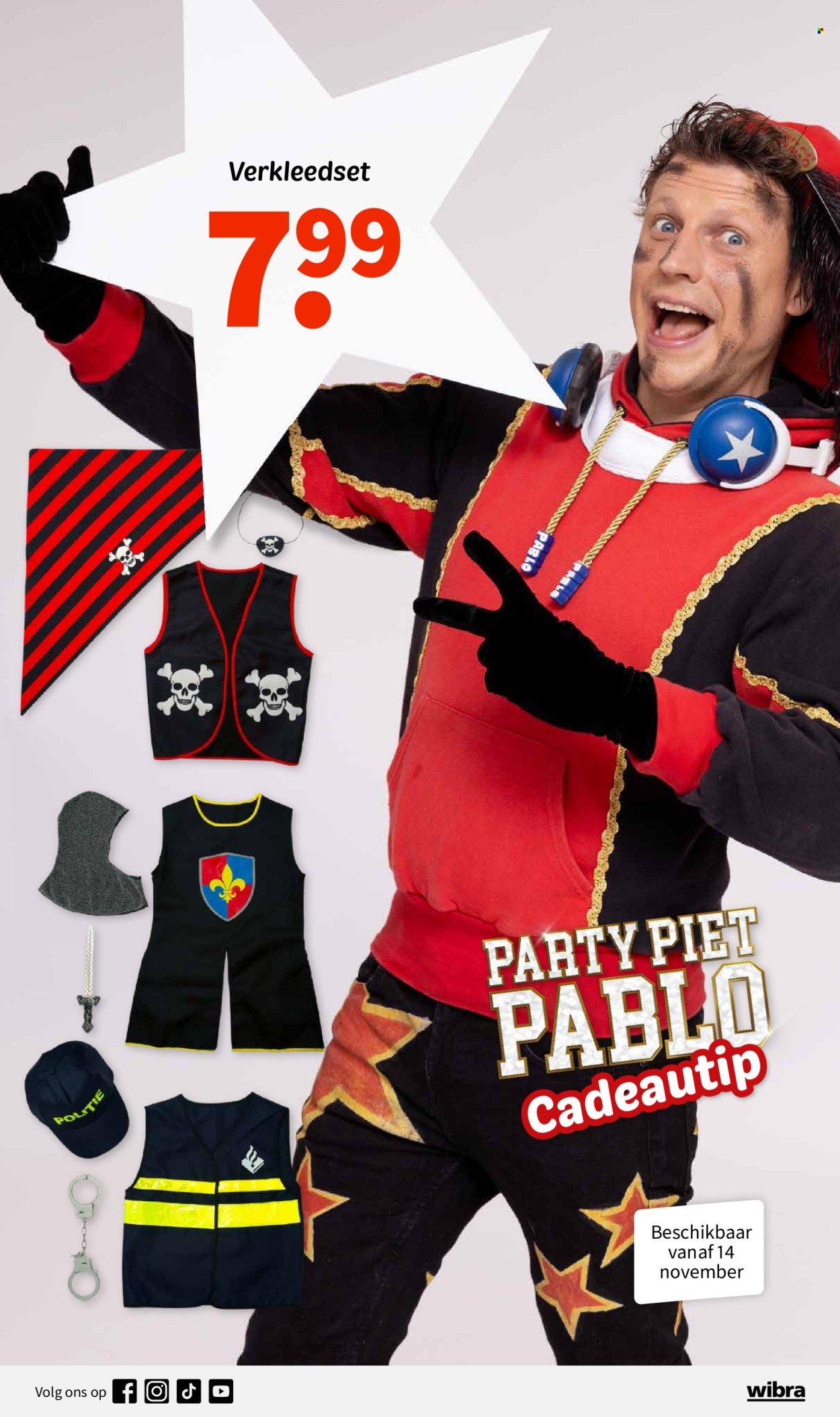 WIBRA folder - Party Piet Pablo Cadeautips