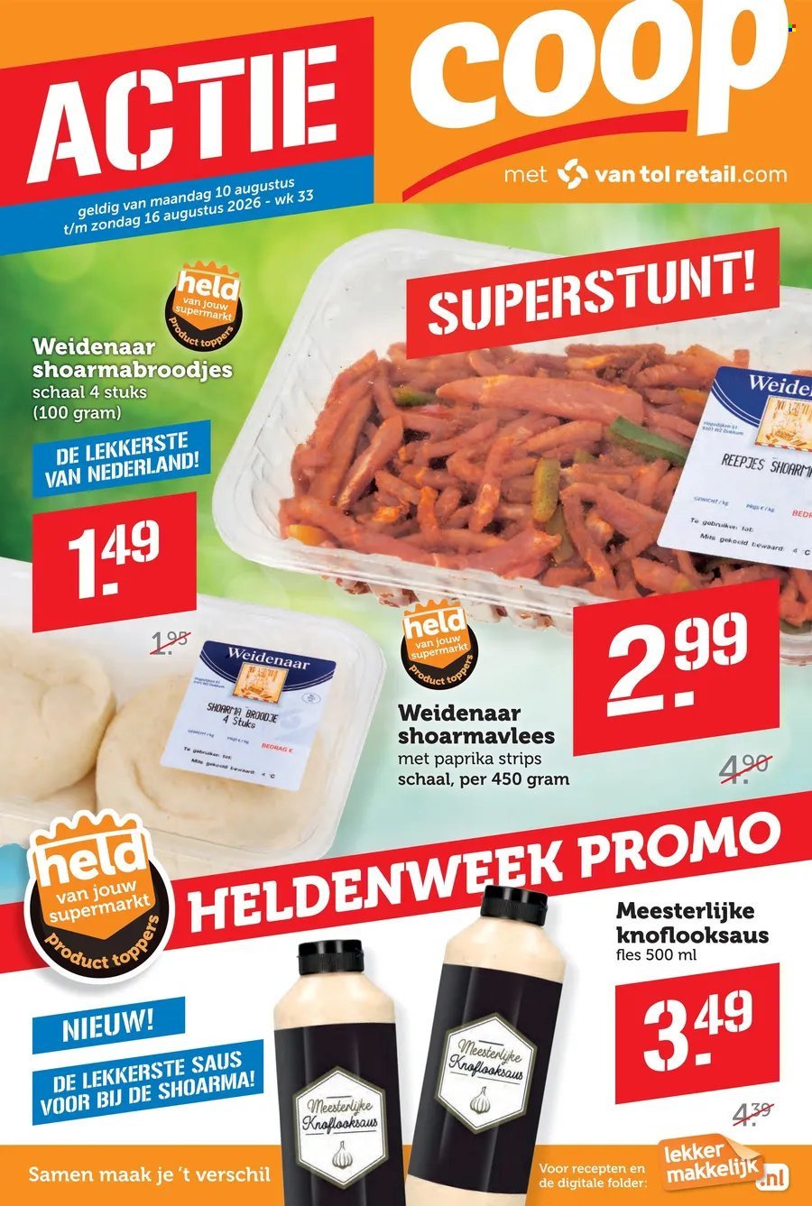 COOP folder - Van maandag 10 augustus 2026