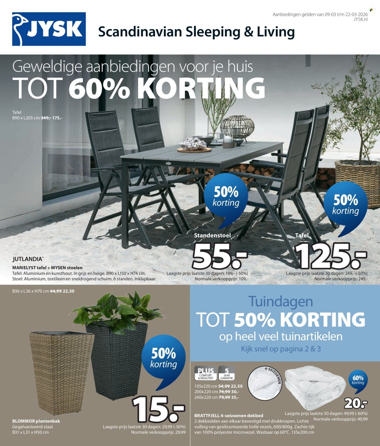 JYSK folder - Aanbieding van de week