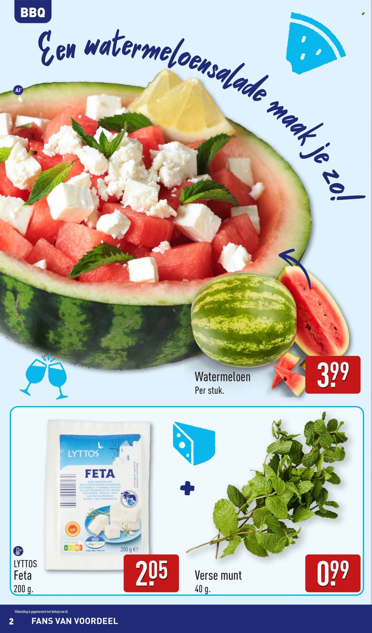 ALDI folder - Buiten eten