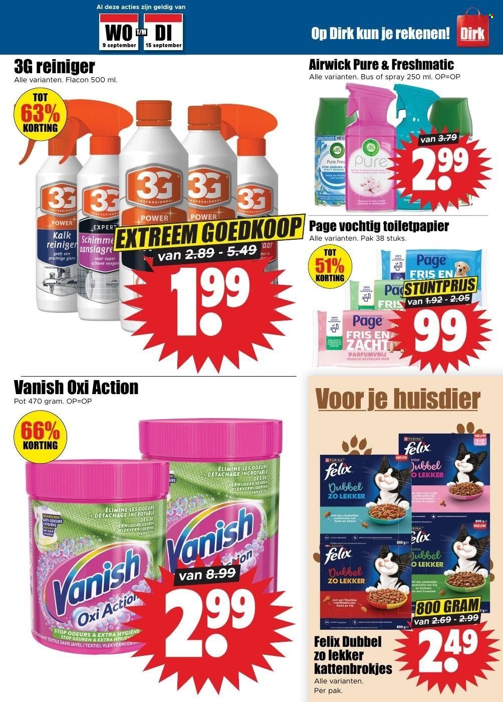 DIRK folder - Volgende week