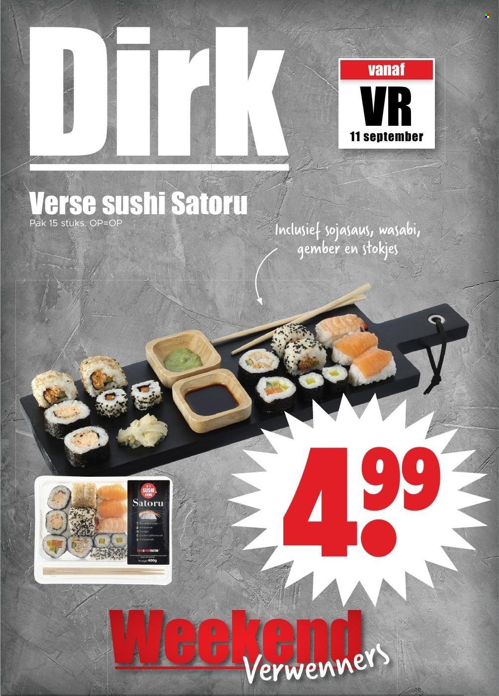DIRK folder - Volgende week