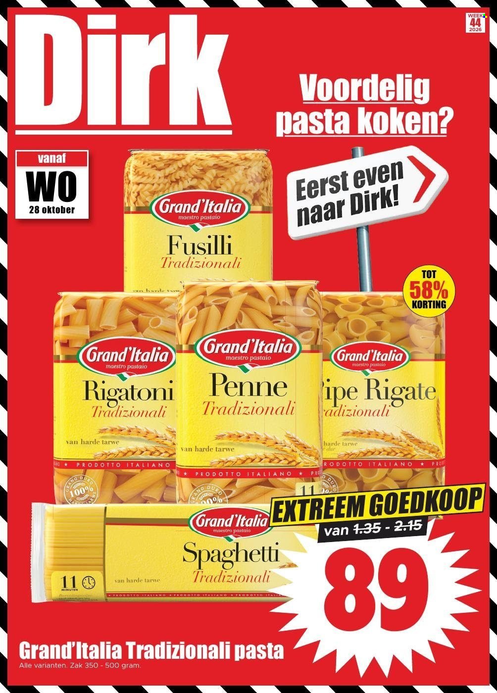 DIRK folder - Volgende week