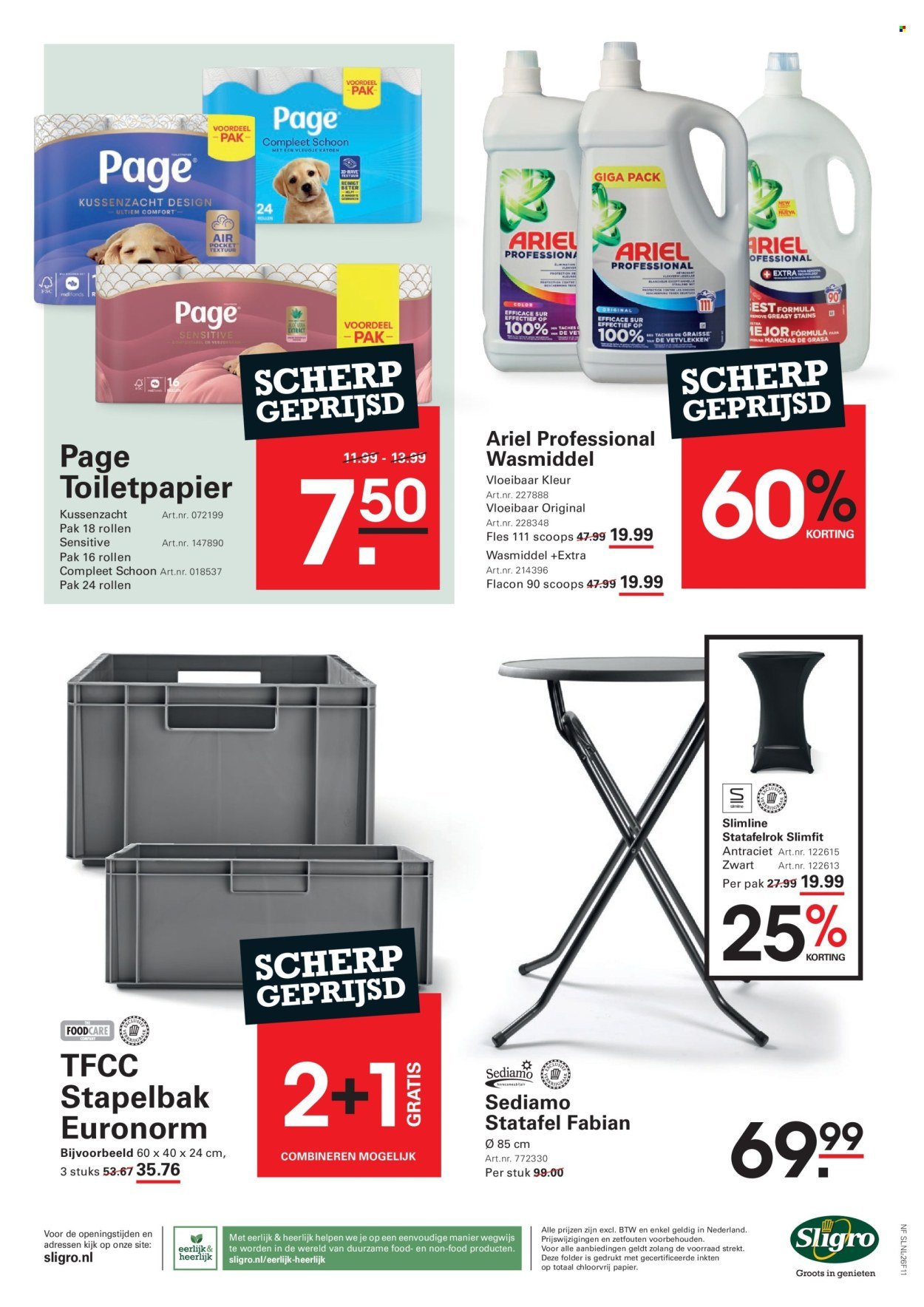 SLIGRO folder - Wijn