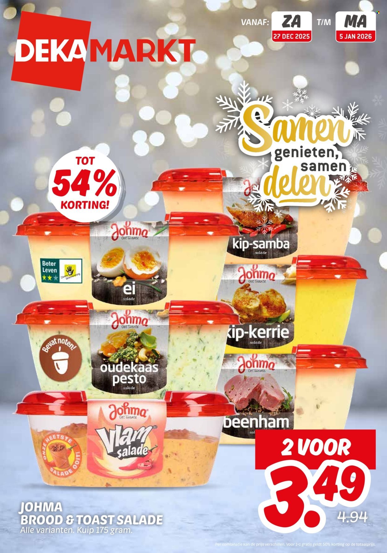 DEKAMARKT folder - Van zaterdag 27 december 2025