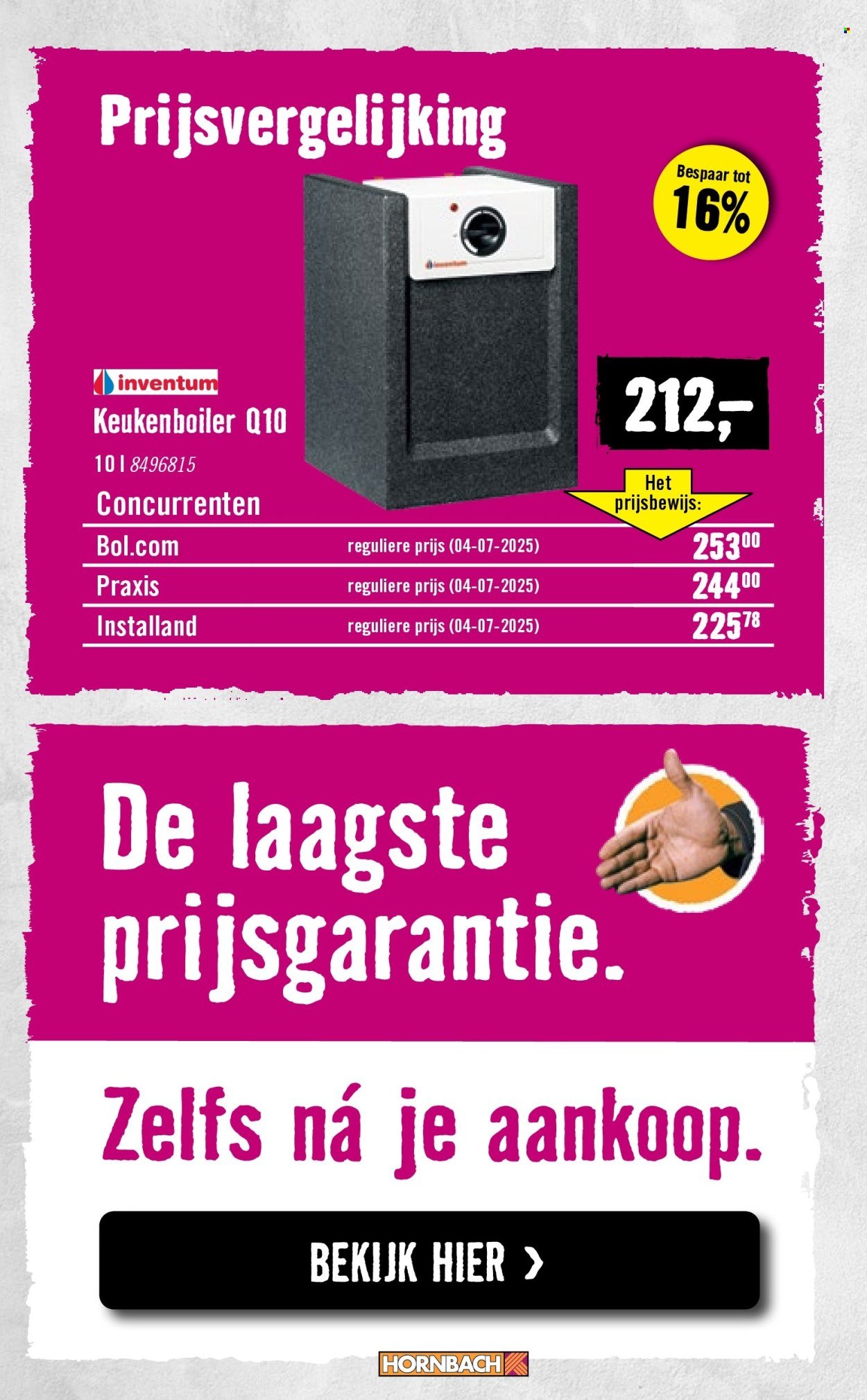 HORNBACH folder - Keuken (2025-08-25 - 2025-09-14)