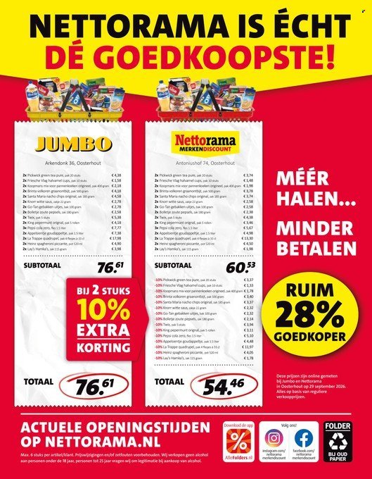 NETTORAMA folder - Van maandag 12 oktober 2026