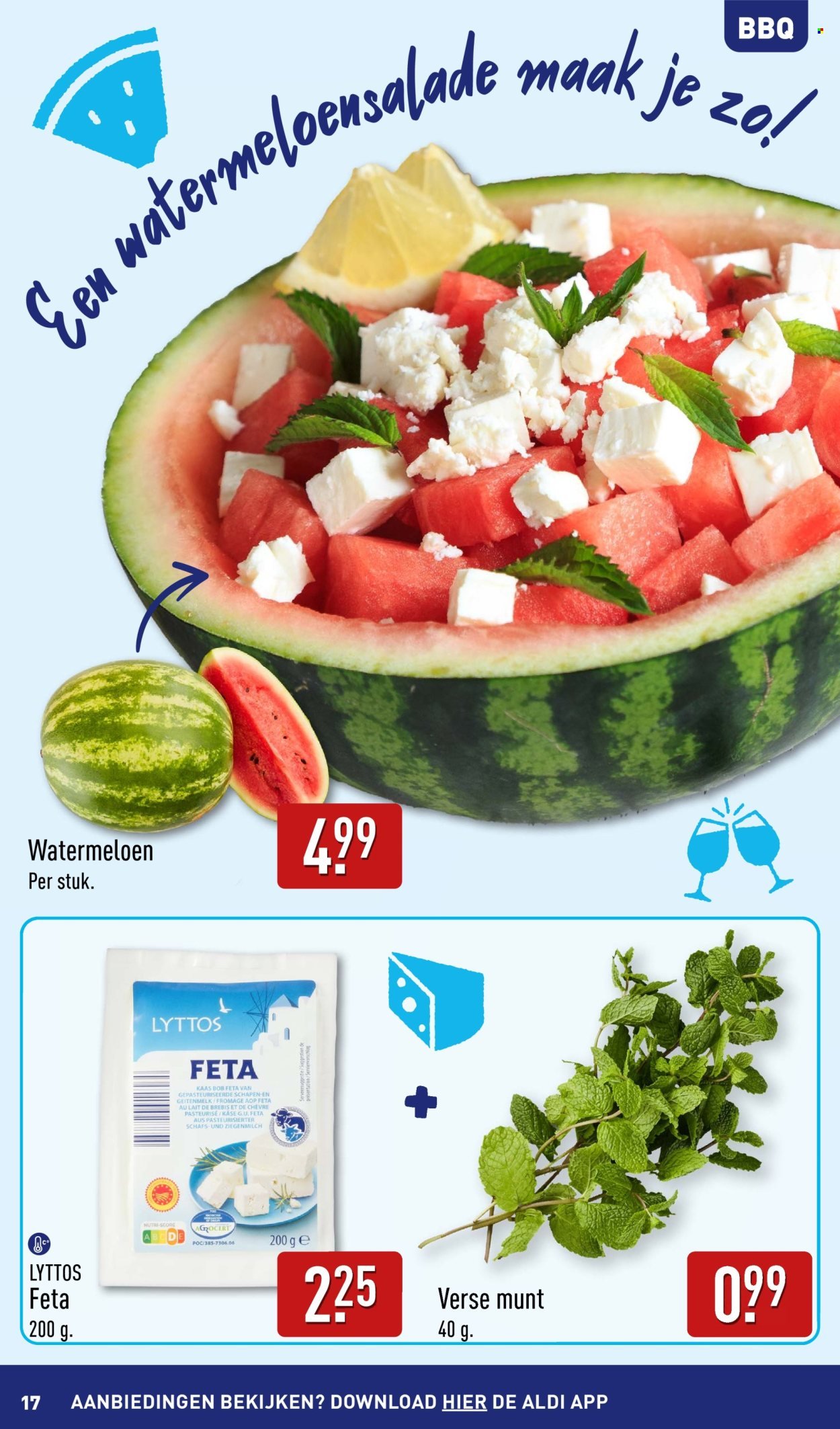ALDI folder - Buiten eten