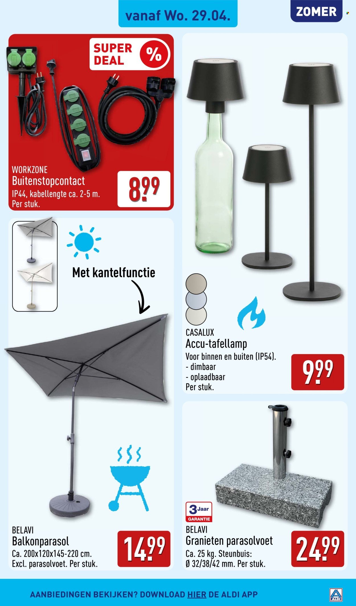 ALDI folder - Buiten eten