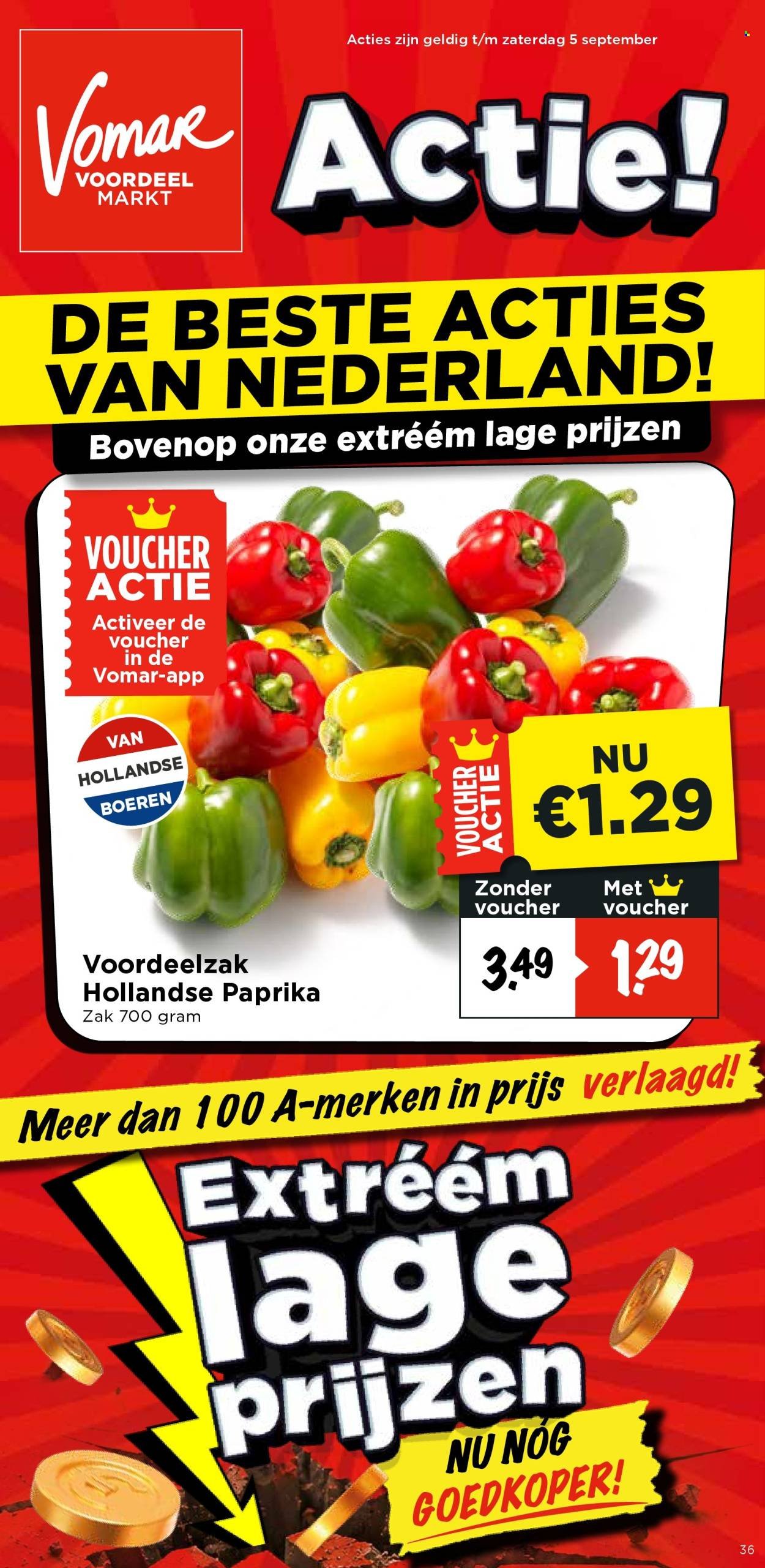 VOMAR folder - Van donderdag 3 september 2026