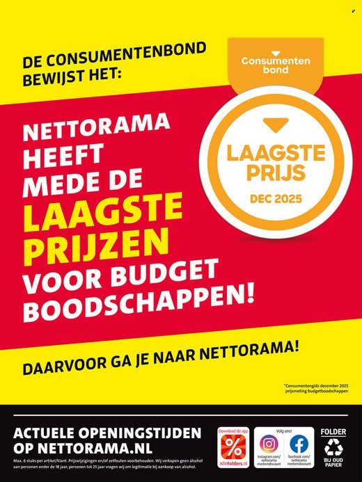 NETTORAMA folder - Van donderdag 1 januari 2026
