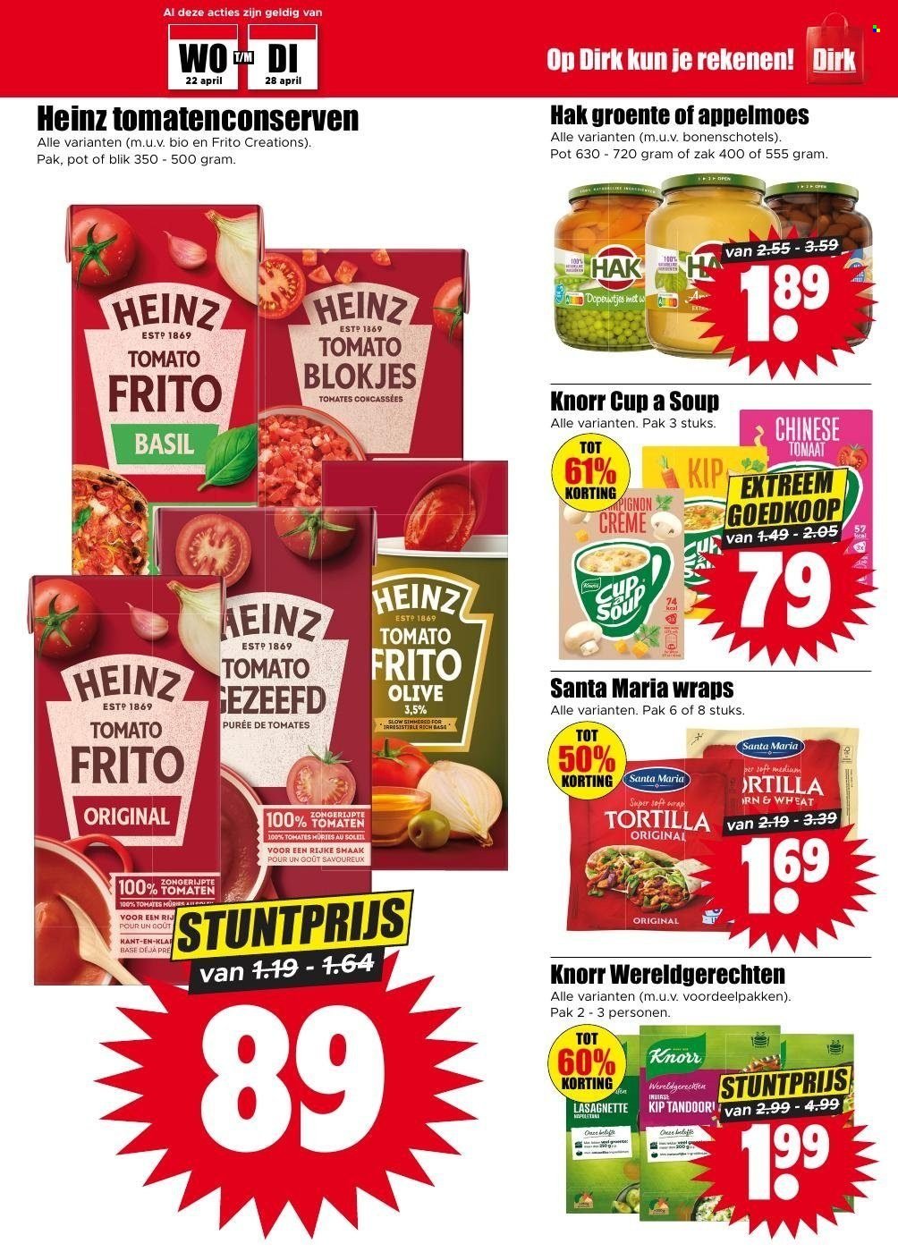 DIRK folder - Volgende week