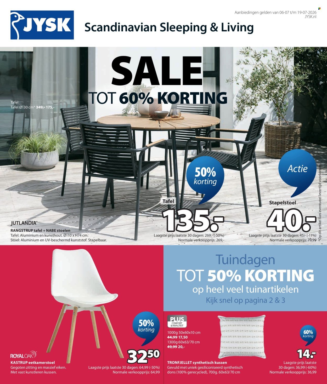 JYSK folder - Aanbieding van de week