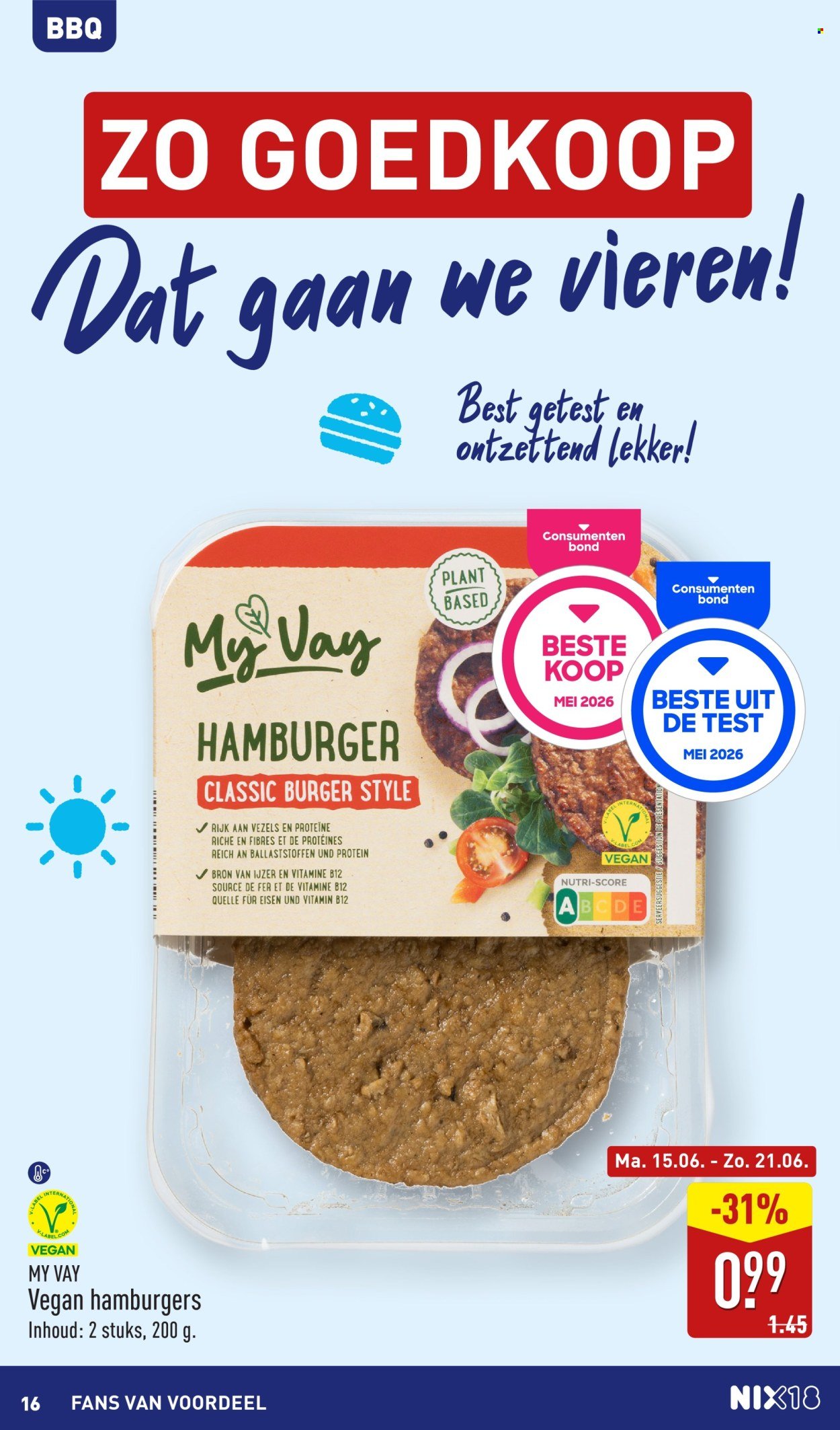 ALDI folder - Buiten eten