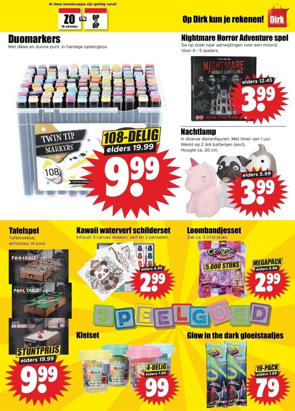 DIRK folder - Volgende week