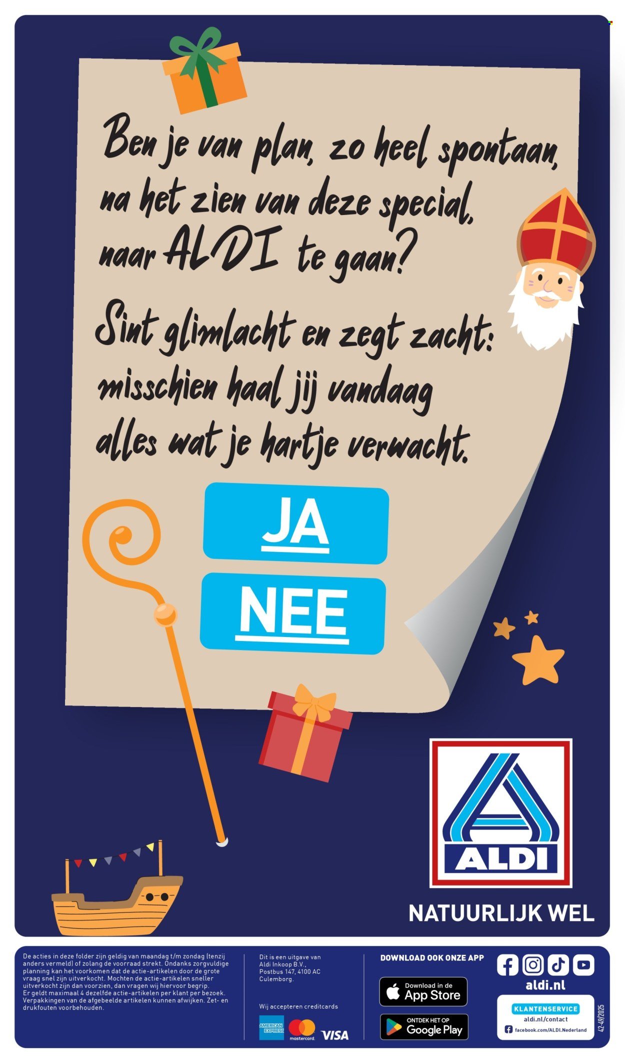 ALDI folder - Sint special