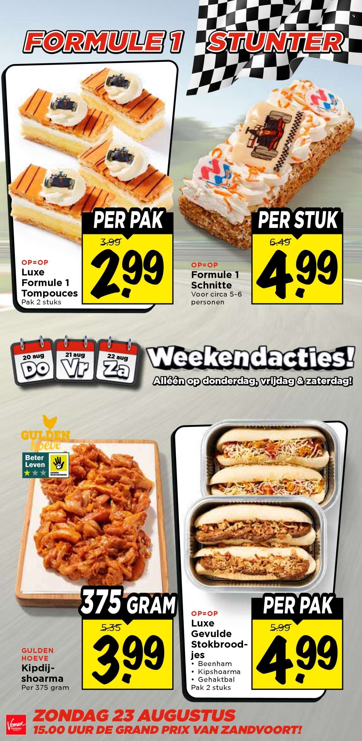 VOMAR folder - Van zondag 16 augustus 2026