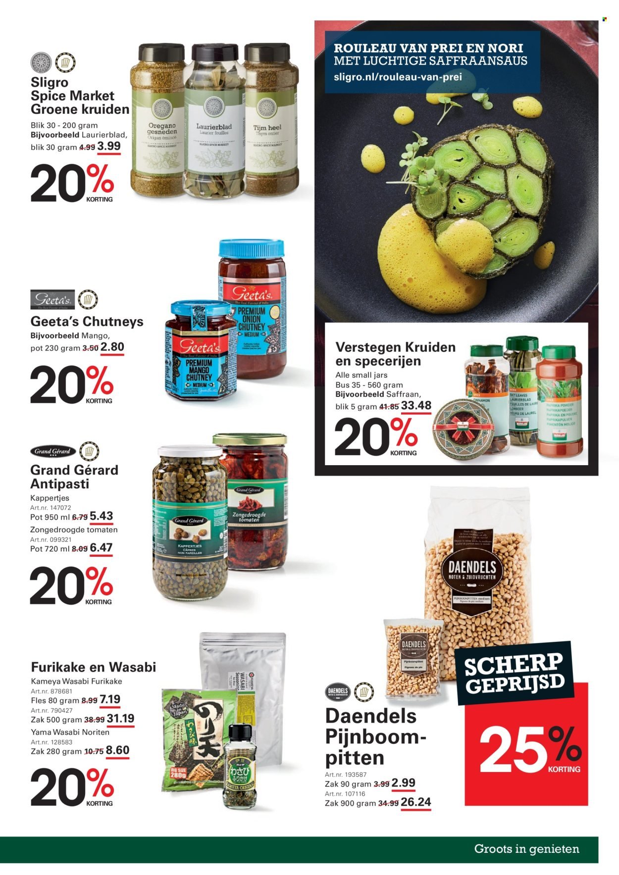 SLIGRO folder - Food