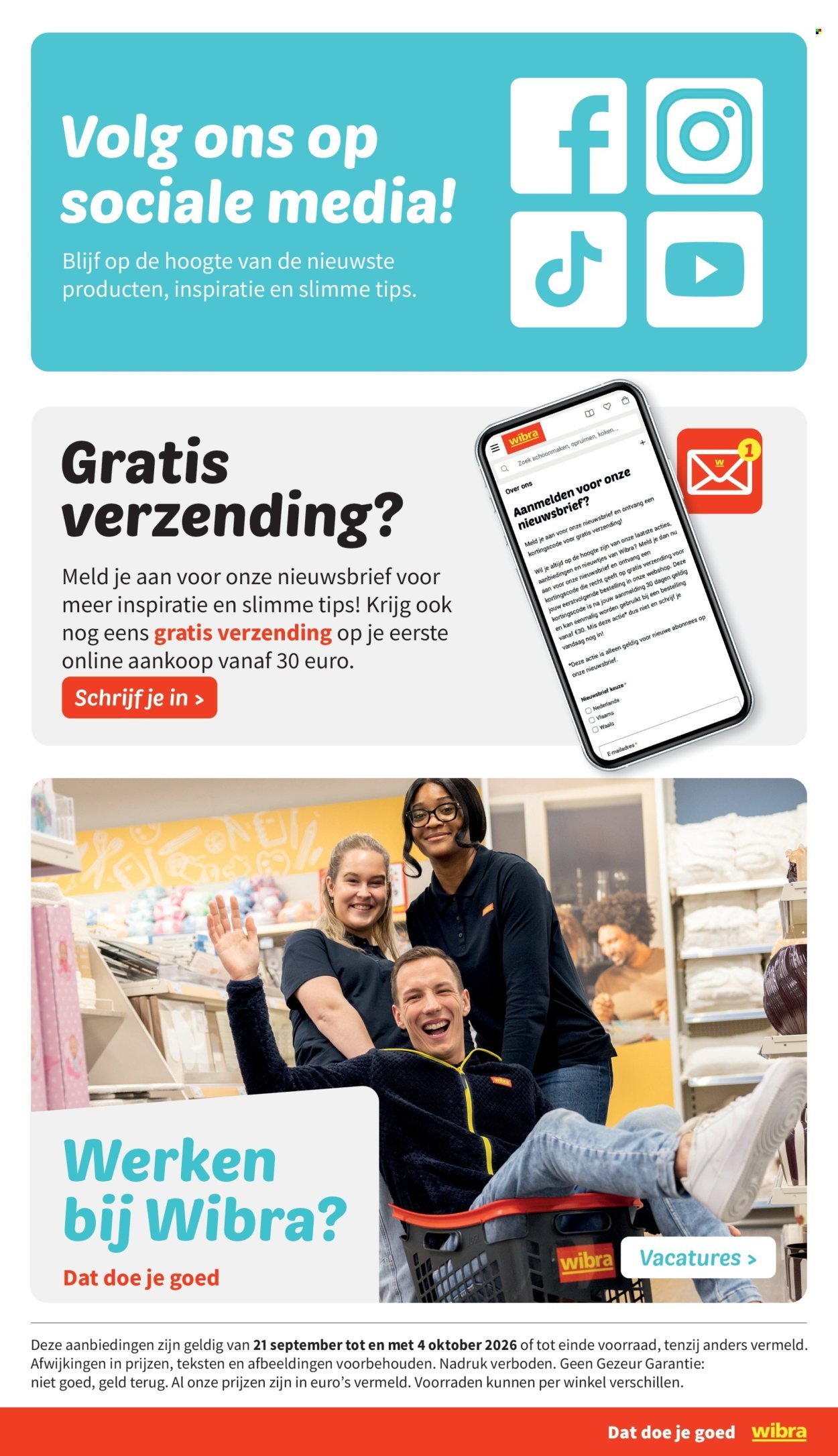 WIBRA folder - Van maandag 21 september 2026