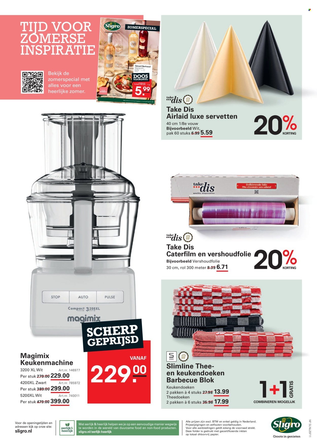 SLIGRO folder - Spaarfolder Restaurant (2025-08-07 - 2025-08-25)