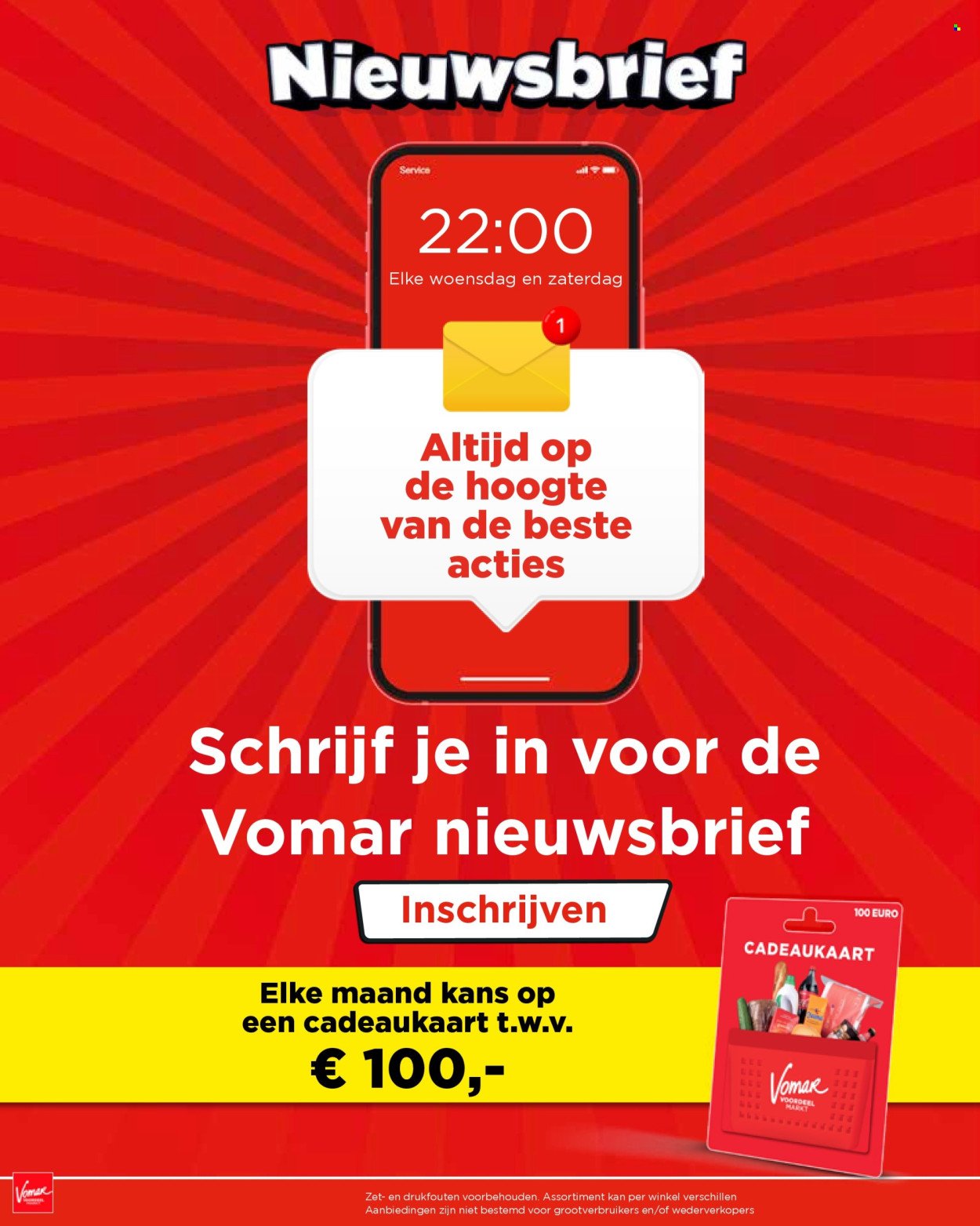 VOMAR folder - Van donderdag 2 april 2026