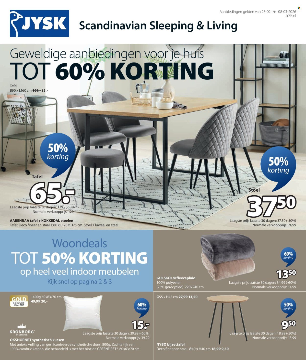 JYSK folder - Aanbieding van de week