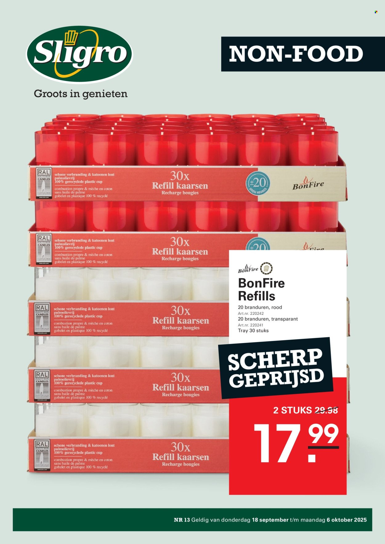SLIGRO folder - Non-Food (2025-09-18 - 2025-10-06)