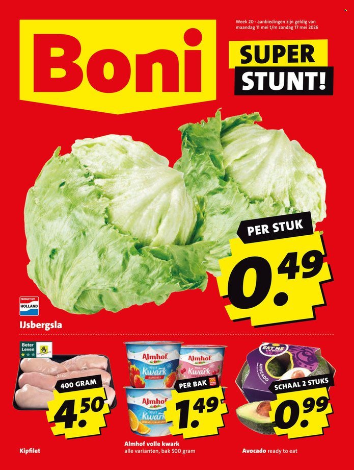 BONI folder - Van maandag 11 mei 2026
