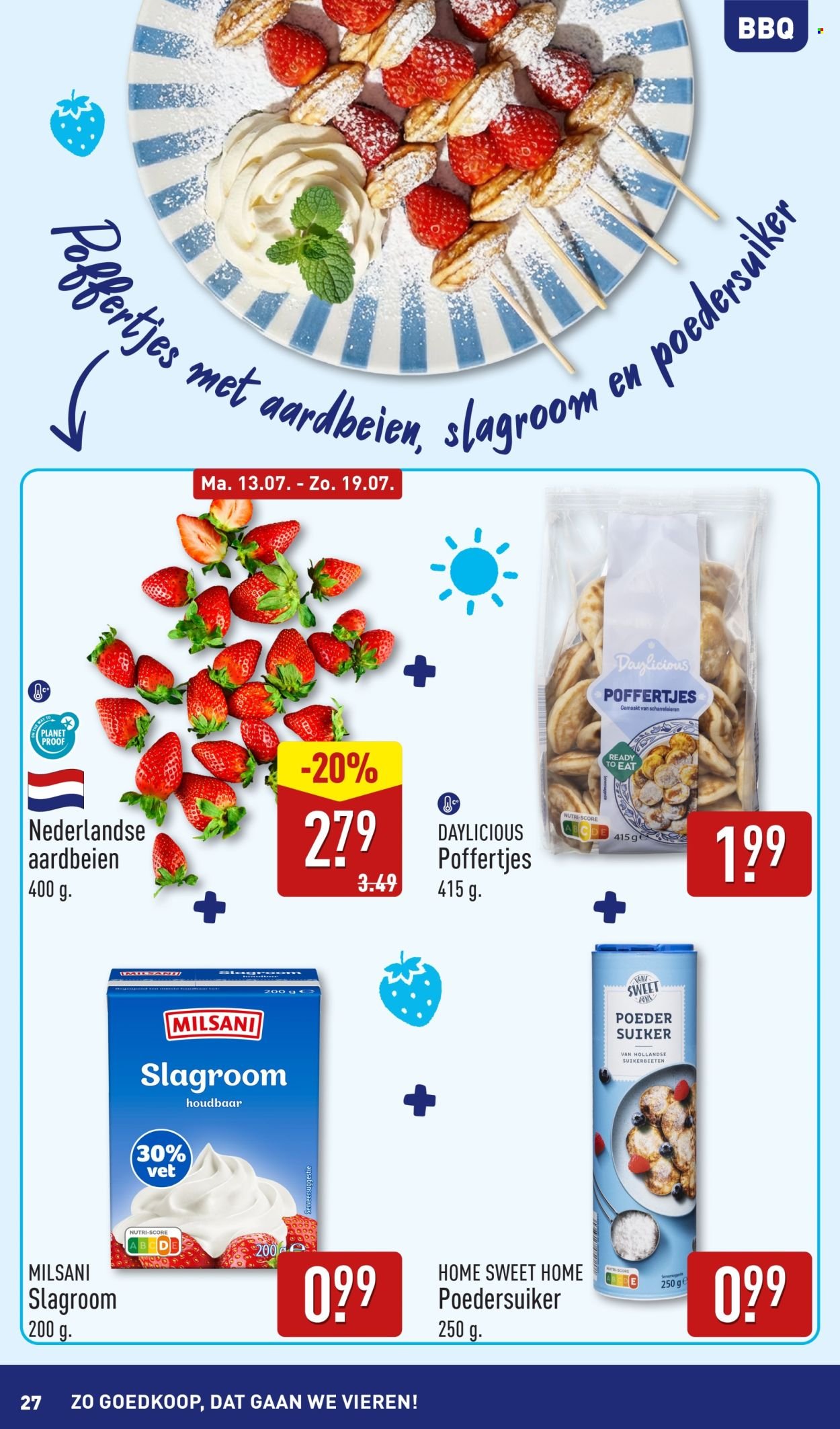 ALDI folder - Buiten eten