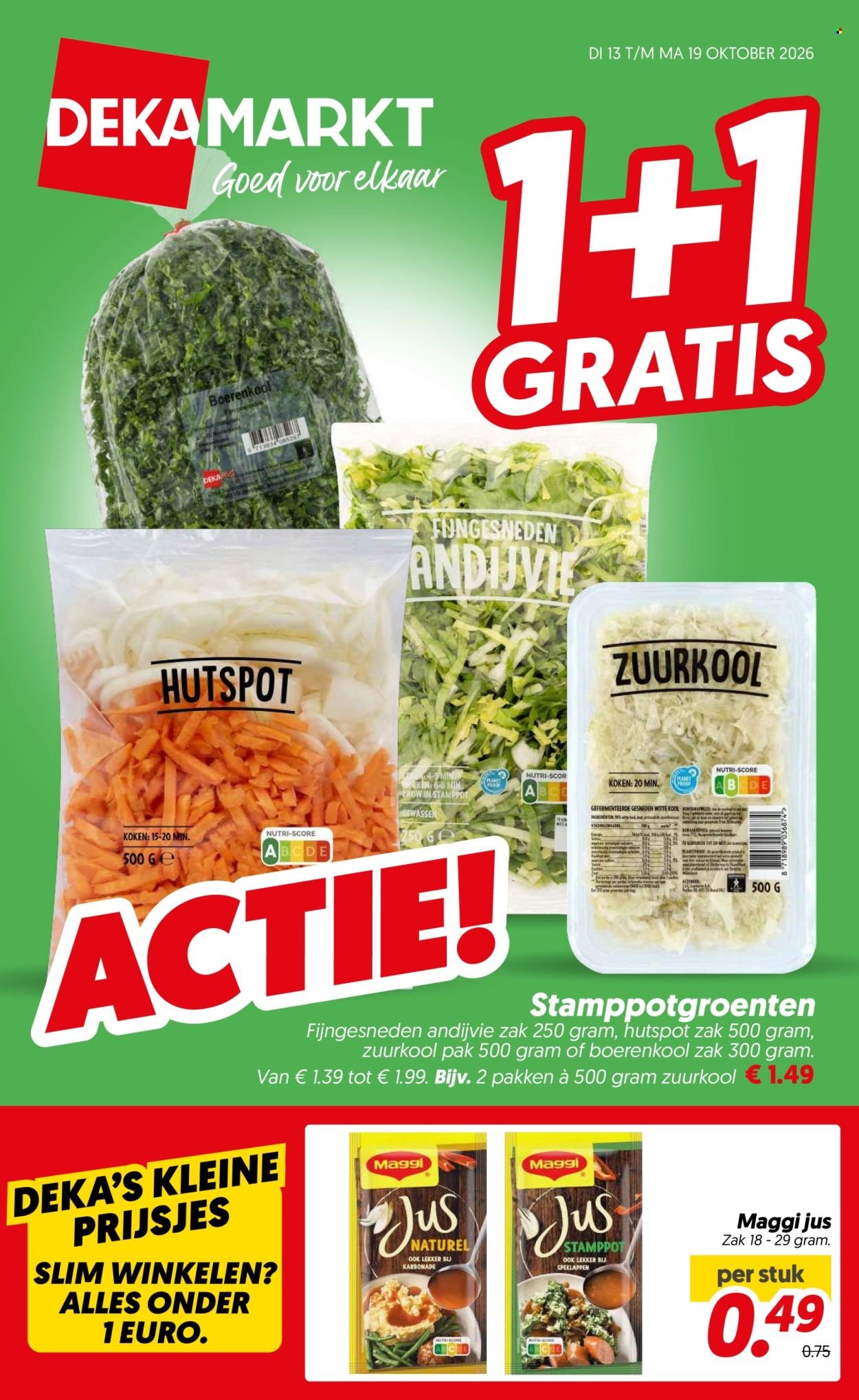 DEKAMARKT folder - Van dinsdag 13 oktober 2026