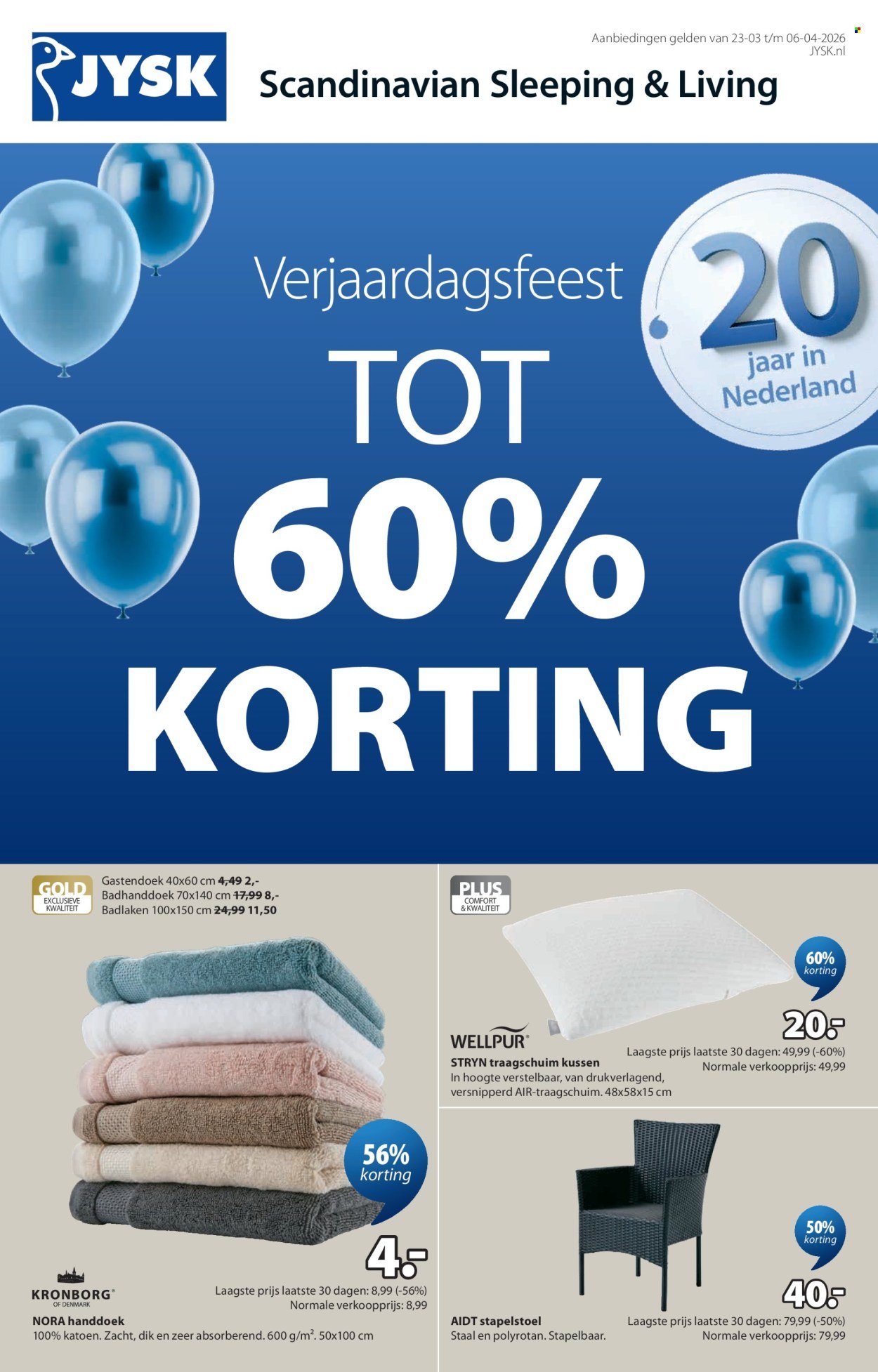 JYSK folder - Van maandag 23 maart 2026