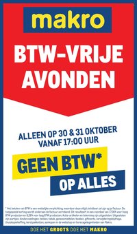 MAKRO folder - BTW-vrije avond (2025-10-30 - 2025-10-31)