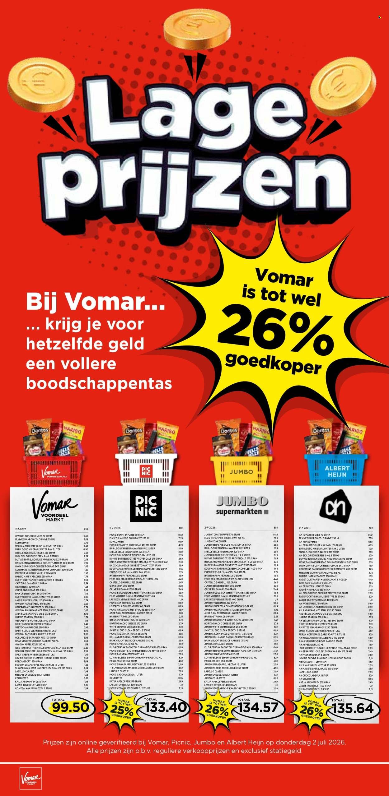 VOMAR folder - Van zondag 2 augustus 2026