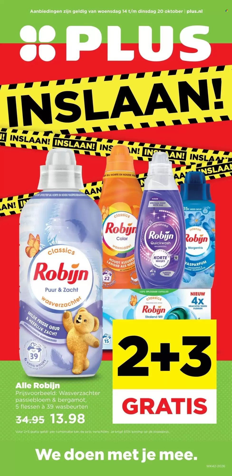 PLUS folder - Van woensdag 14 oktober 2026