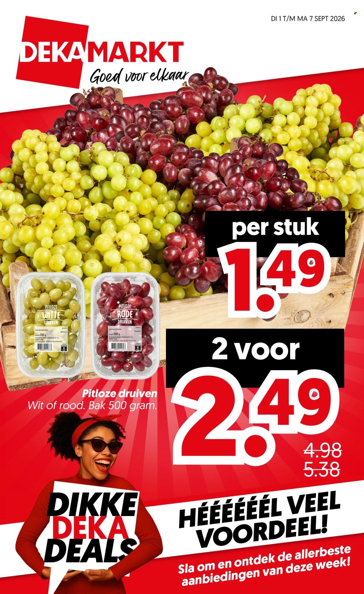 DEKAMARKT folder - Van dinsdag 1 september 2026