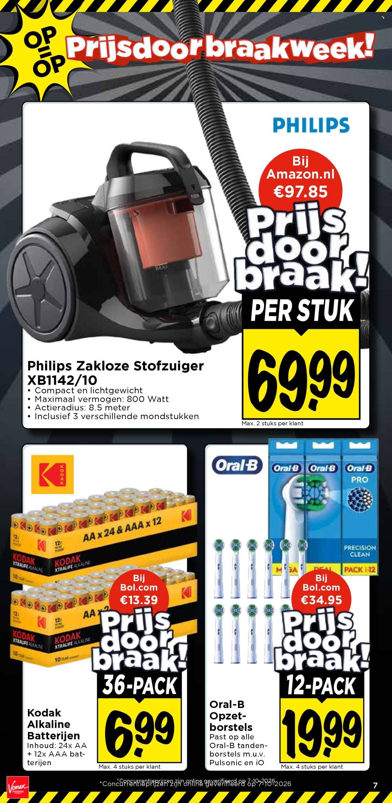 VOMAR folder - Van zondag 18 oktober 2026