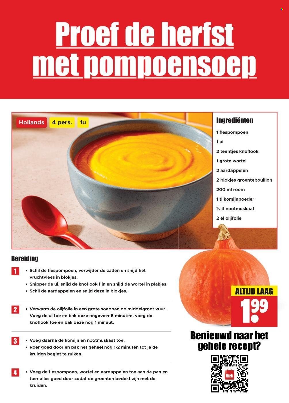 DIRK folder - Een heerlijke herfst met Dirk